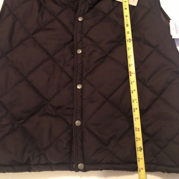 J4 Jacket Mens Quilted Vest Black Waist Length Snap-Up Collar Big & Tall 2XL New - Picture 6 of 6